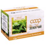Чай зелен в пликче Билкокооп