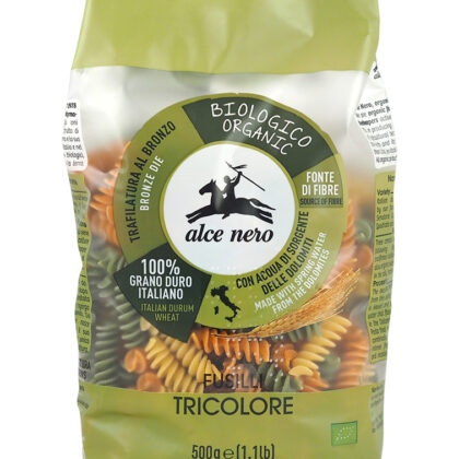 Трицветни фузили Alce Nero 500 г био италианска паста