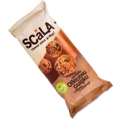 Овесени сладки с ябълки и стафиди Scala 100 г – Домашен вкус с канела