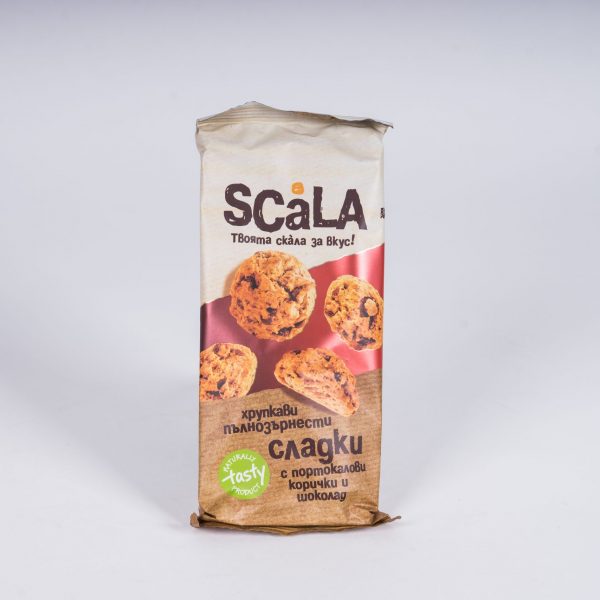 Пълнозърнести сладки, 100 г. Scala