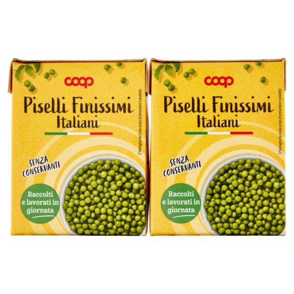 Грах фин 2 бр. х 380 г. COOP Италия