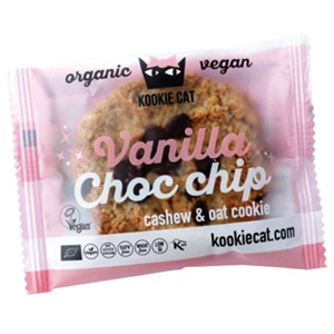Био курабийка с ванилия и парченца шоколад Kookie Cat 50 г