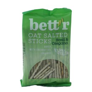Био овесени солети с босилек и риган Bettr