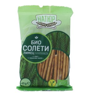 Био пълнозърнести солети от лимец Натюр 45 г хрупкави и здравословни