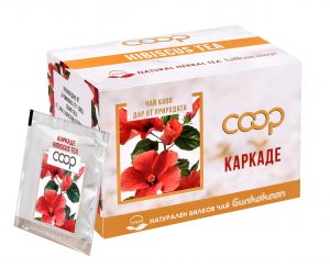 Чай Каркаде в пликче Билкокооп от цвят хибискус