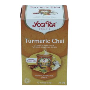 Чай Куркума Yogi Tea 17 пакетчета био чай с куркума
