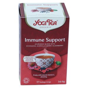 Чай Подкрепа на имунитета Yogi Tea 17 пакетчета био чай с ехинацея