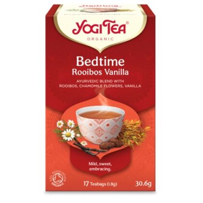Чай Вечерен Ройбос и Ванилия Yogi Tea 17 пакетчета био чай