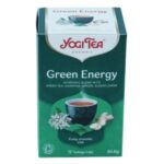 Чай Зелена енергия Yogi Tea 17 пакетчета био зелен чай с гуарана