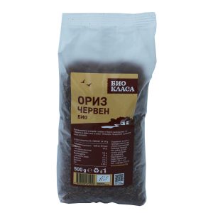 Червен ориз Био Класа 500 г био ориз за здравословно хранене