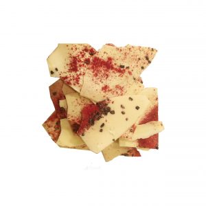 Чипс от бял шоколад с какаови зърна и лиофилизирана малина 250 г
