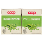 Грах фин COOP Италия 2 x 380 г консервиран зелен грах