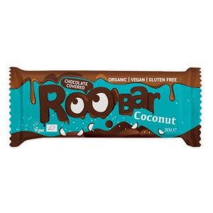 Кокосов бар с шоколад Roobar 30 г био тропически десерт