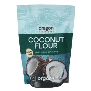 кокосово брашно Dragon Superfoods 200 г био кокосово брашно без глутен