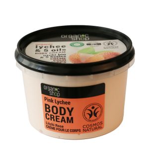 Крем за тяло Organic Shop Розово Личи с 5 масла 250 мл