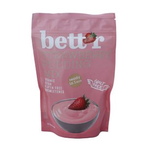 Микс за пудинг с ягода Bett’r 150 г безглутенов десерт