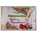 Натурален десерт с червена боровинка Sarina 40 г без глутен и без добавена захар