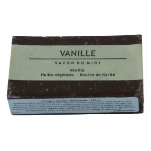 Сапун ванилия Savon du Midi 100 г с масло от карите