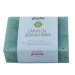 Сапун със зелена глина и маково семе Zoya