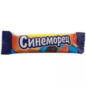 Шоколадов десерт без захар Синеморец Milmex 25 г с фъстъчен крем и портокал