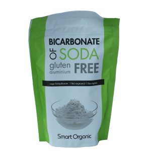 Сода бикарбонат Dragon Superfoods 300 г без глутен и алуминий за печене и почистване