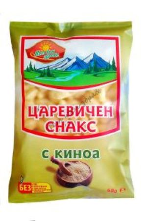 Царевичен снакс с киноа Път към здраве 50 г хрупкава здравословна закуска