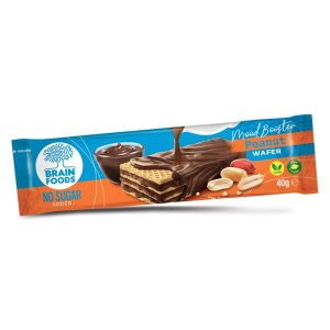 Вафла с фъстъци Brain Foods 40 г веган вафла без добавена захар
