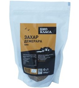 захар демерара 300 г“ кафява тръстикова захар демерара кристали