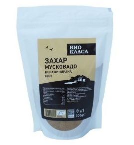 захар мусковадо 300 г тъмна кафява захар мусковадо с меласа“