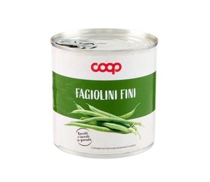 Зелен фасул фин COOP Италия 400 г