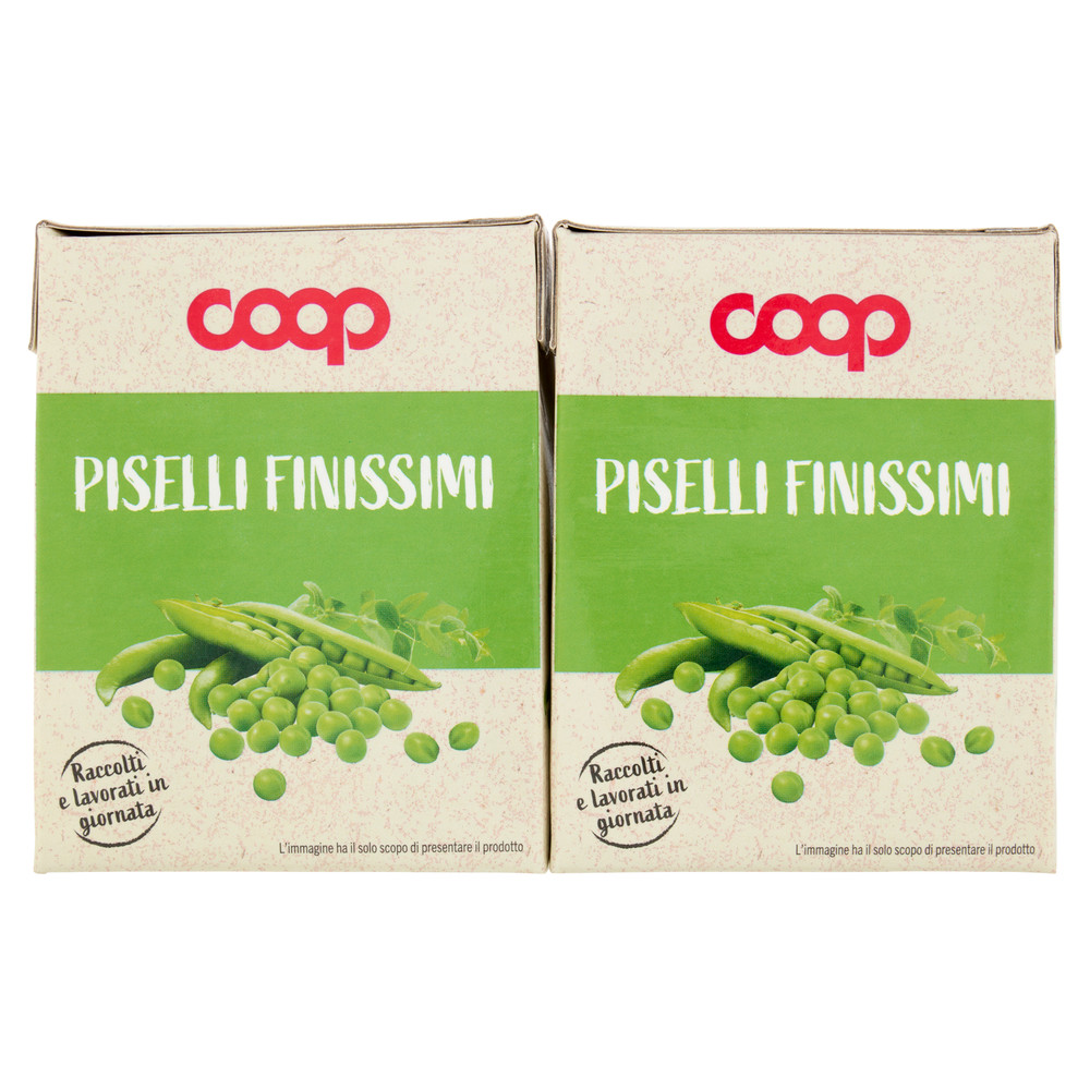 Грах фин 2 бр. х 380 г. COOP Италия