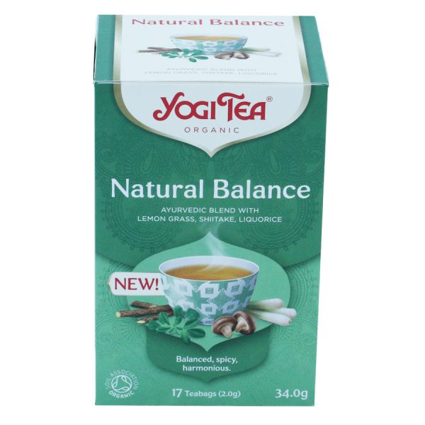 Чай естествен баланс 17 пак. Yogi tea