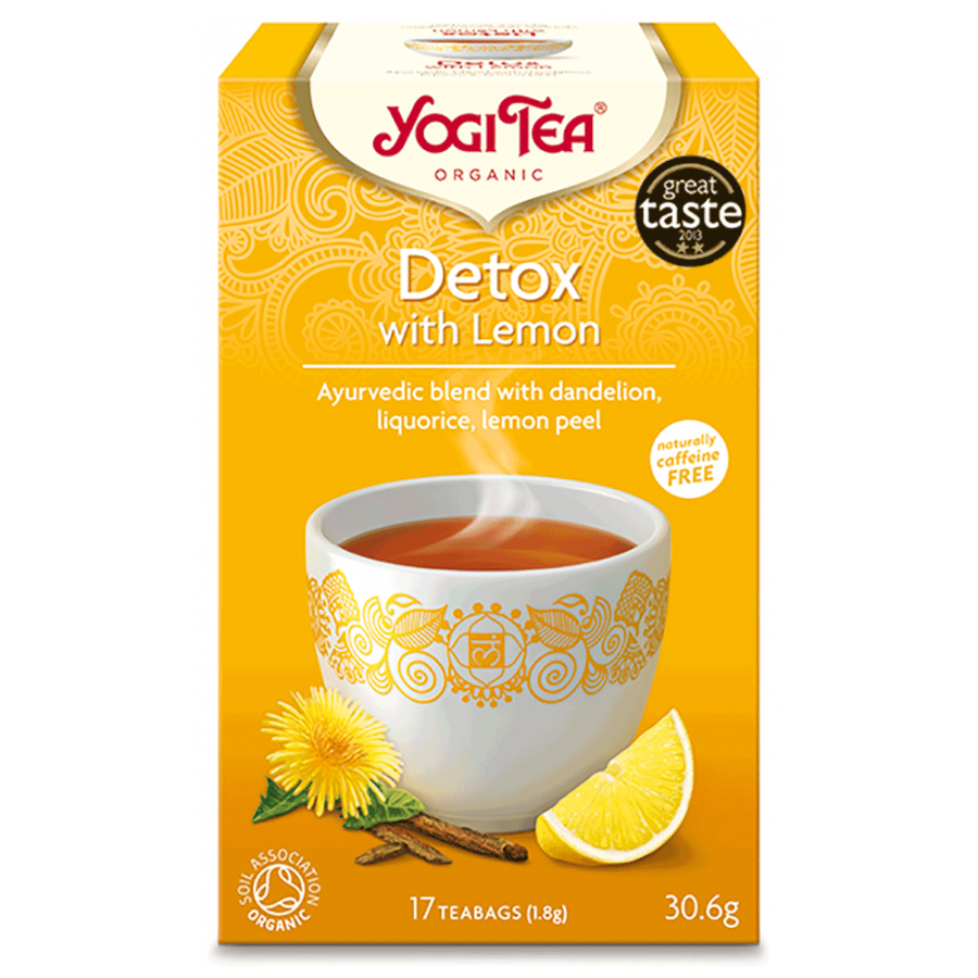 Чай Детокс с лимон, 17 пак. Yogi Tea