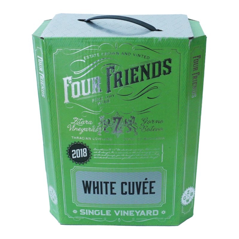 Бяло вино Кюве 3 л Four Friends