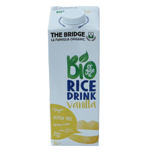 Напитка оризова с ванилия без глутен 1 л The Bridge