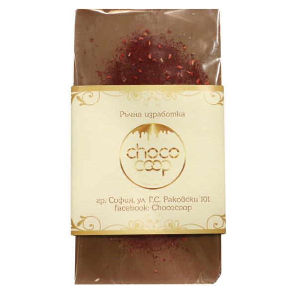 Млечен шоколад с лио малина 100 г