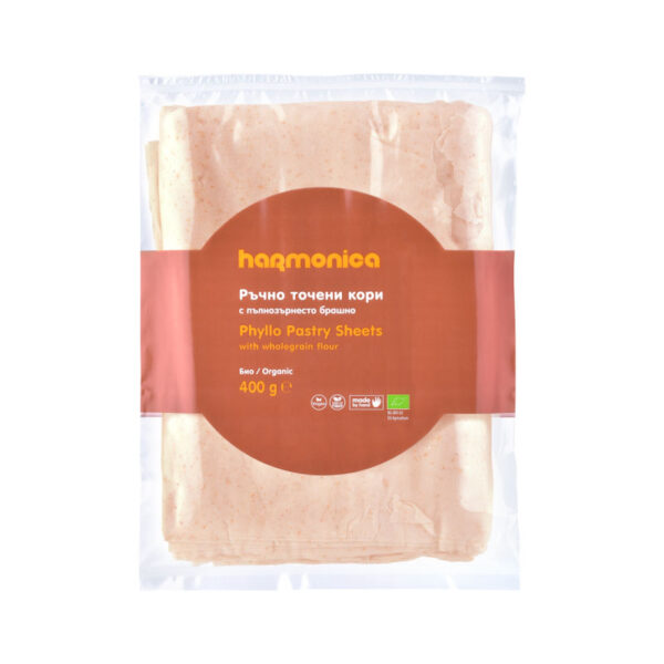 Био пълнозърнести кори за баница harmonica 400 г