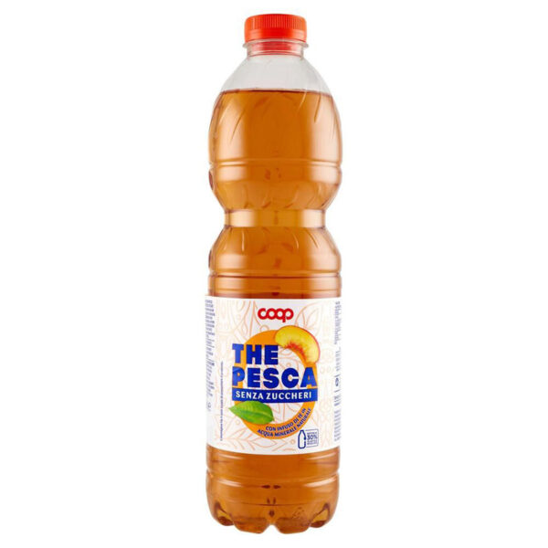 Студен чай COOP праскова 1.5 л