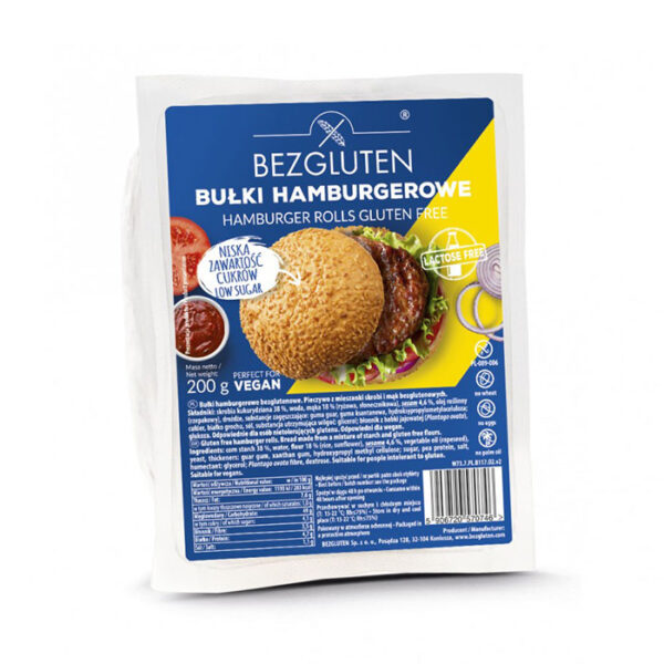 ХАМБУРГЕР ПИТКИ БЕЗ ГЛУТЕН 200 ГР.