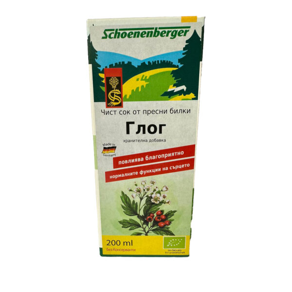 СОК ОТ ГЛОГ 200МЛ SCHOENENBERGER