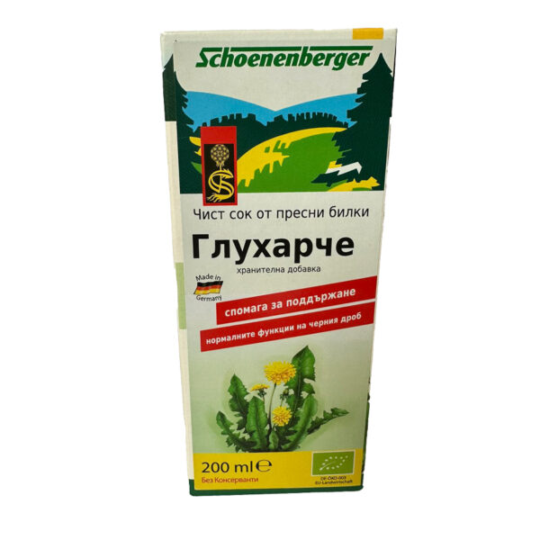 СОК ОТ ГЛУХАРЧЕ 200МЛ SCHOENENBERGER