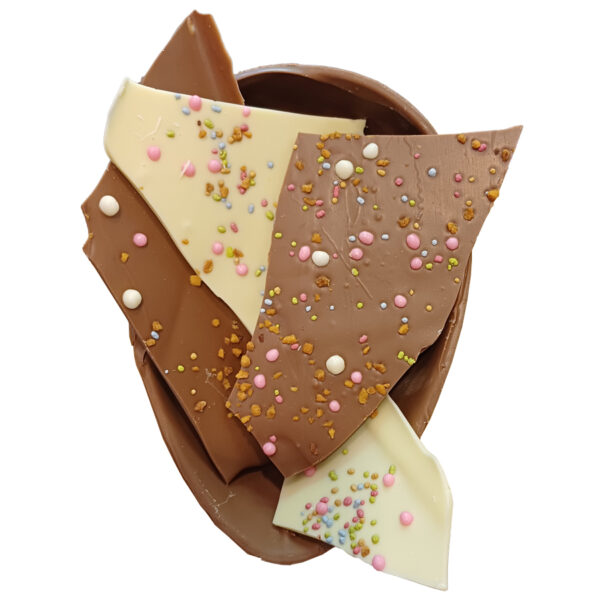 Млечно яйце с шоколадов чипс „Aсорти“ с декорация 300 г