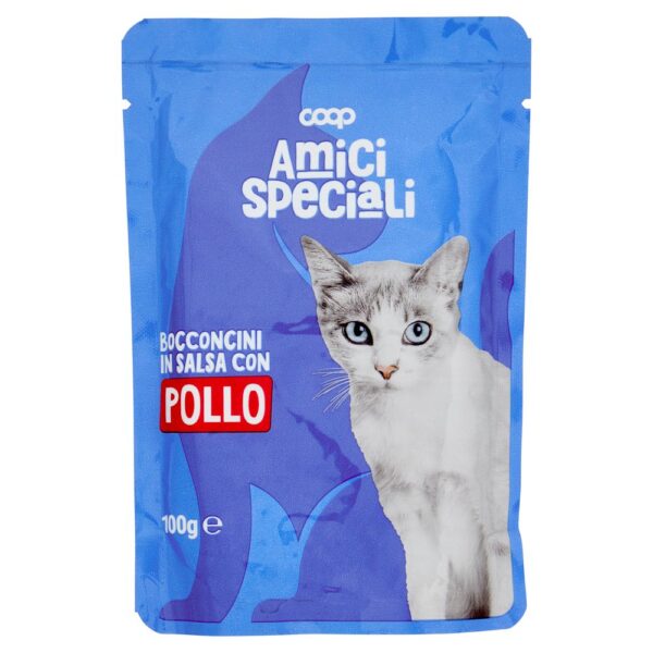 Храна за котки с пиле 100 гр КООП Италия