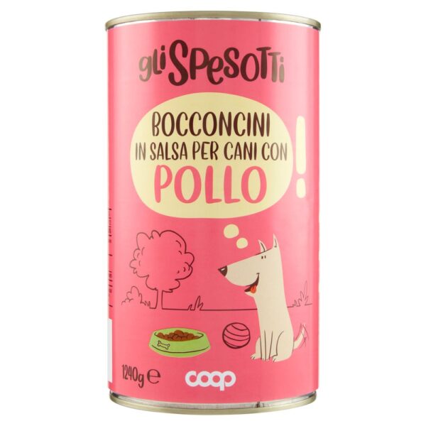 ХРАНА ЗА КУЧЕТА С ПИЛЕ 1.240 КГ. COOP Италия