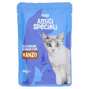 Храна за котки с говеждо 100 г COOP Италия