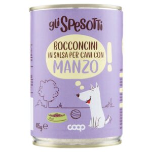 Храна за кучета с говеждо 415 г COOP Италия