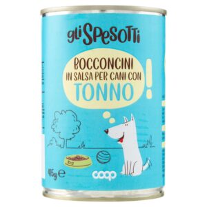 Храна за кучета с риба тон и моркови 415 г COOP Италия