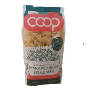 Макарони охлюв COOP 400 г паста тип shell