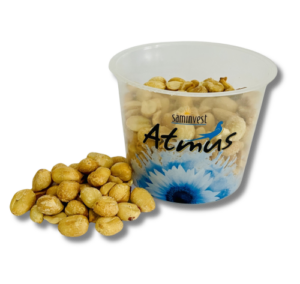 Печен белен фъстък Atmus 160 г в кутийка