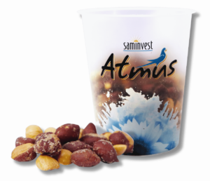 Печен фъстък Atmus 160 г в удобна кутийка